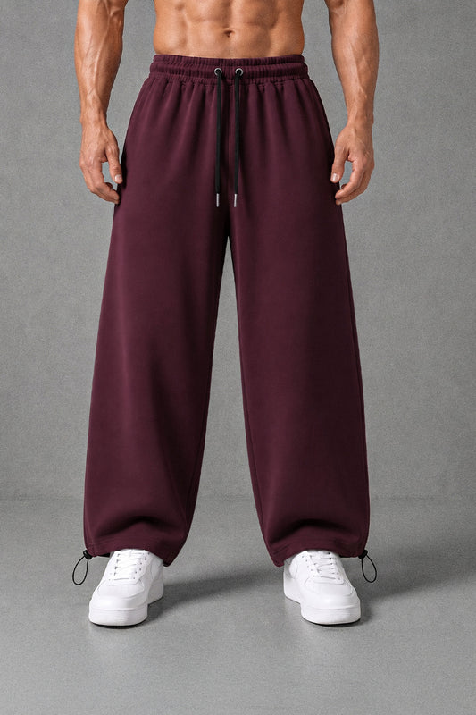 UNZO (MULTI FIT) OVERSIZE SWEATPANT [BUGUNDY]