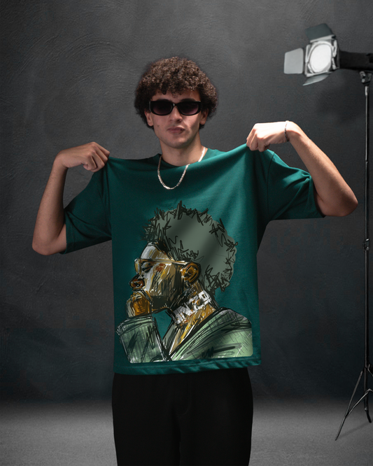 DARKE GREEN (THINK MORE) OVERSIZE TEE