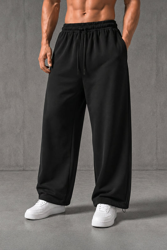 UNZO (MULTI FIT) OVERSIZE SWEATPANT [BLACK]