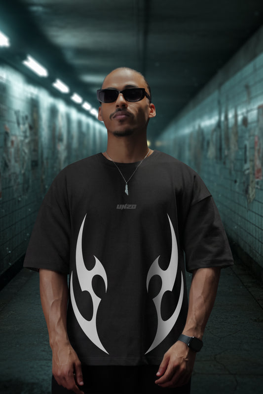 BLACK (SAMO) OVERSIZE TEE