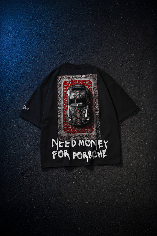BLACK (NEED MONY) OVERSIZE TEE