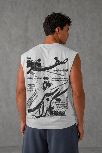 WHITE OVERSIZE (SHOULDER CUT)  ( ZERO)