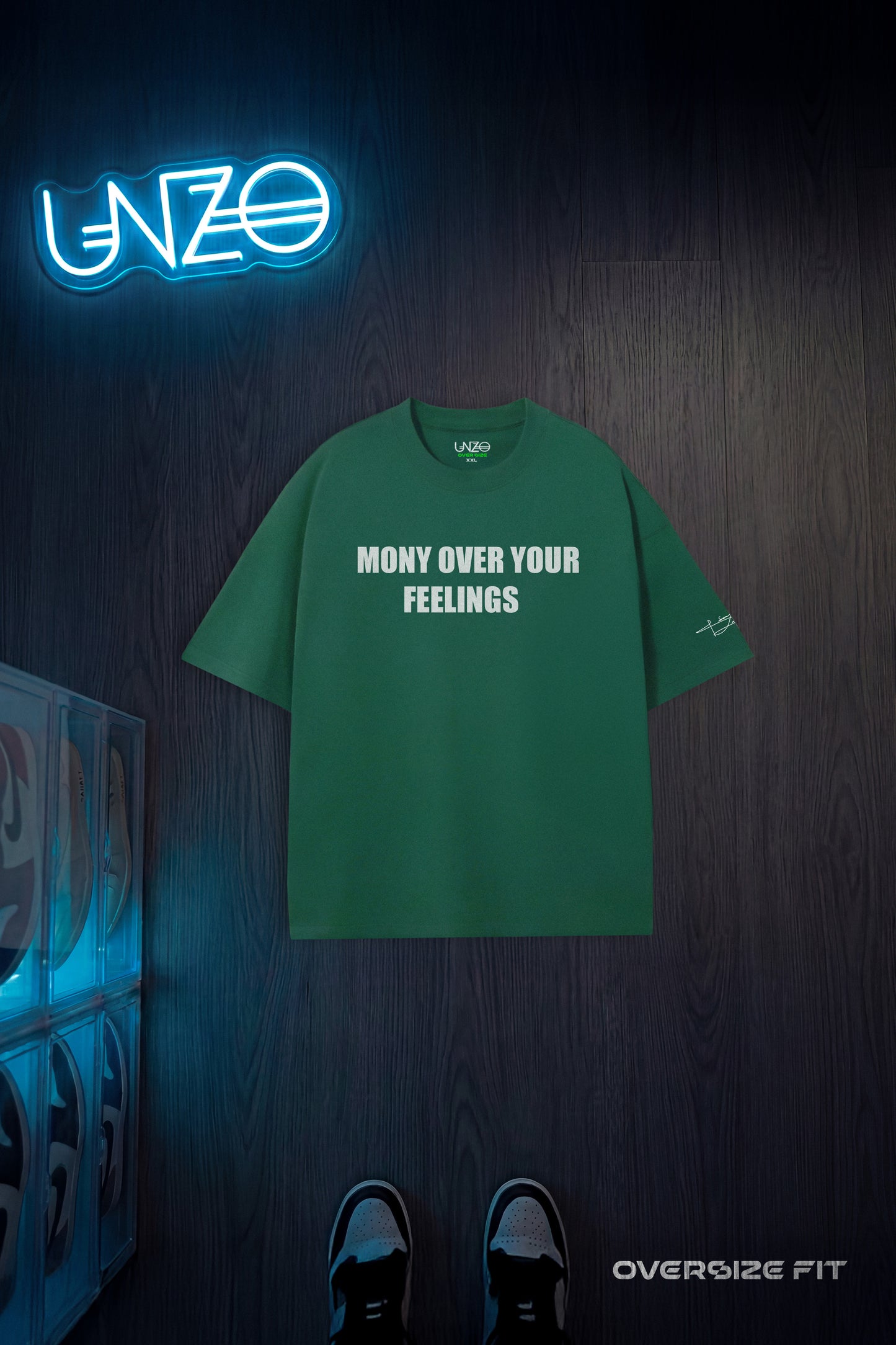 DARKE GREEN (MONEY) OVERSIZE TEE