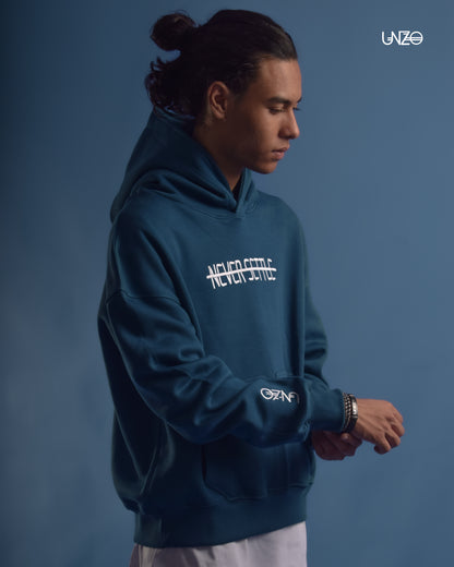 OVERSIZED HOODIE NAVY BLUE