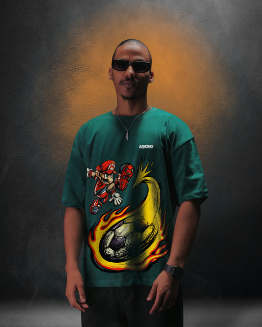DARKE GREEN (SUPER MARIO) OVERSIZE TEE