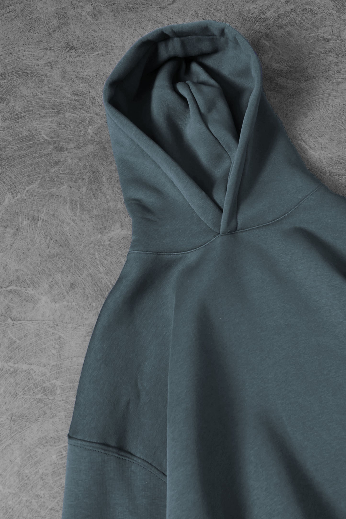 UNZO OVERSIZE HOODIE-DARKE GREY