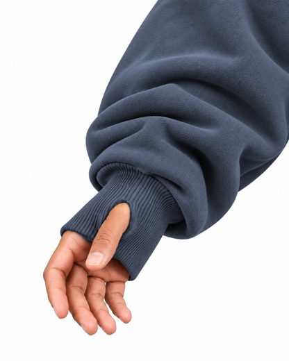 OVERSIZE MULTI FIT UNZO HOODIE {DARKE GREY}