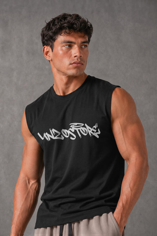BLACK OVERSIZE (SHOULDER CUT)  ( UNZOSTORE)