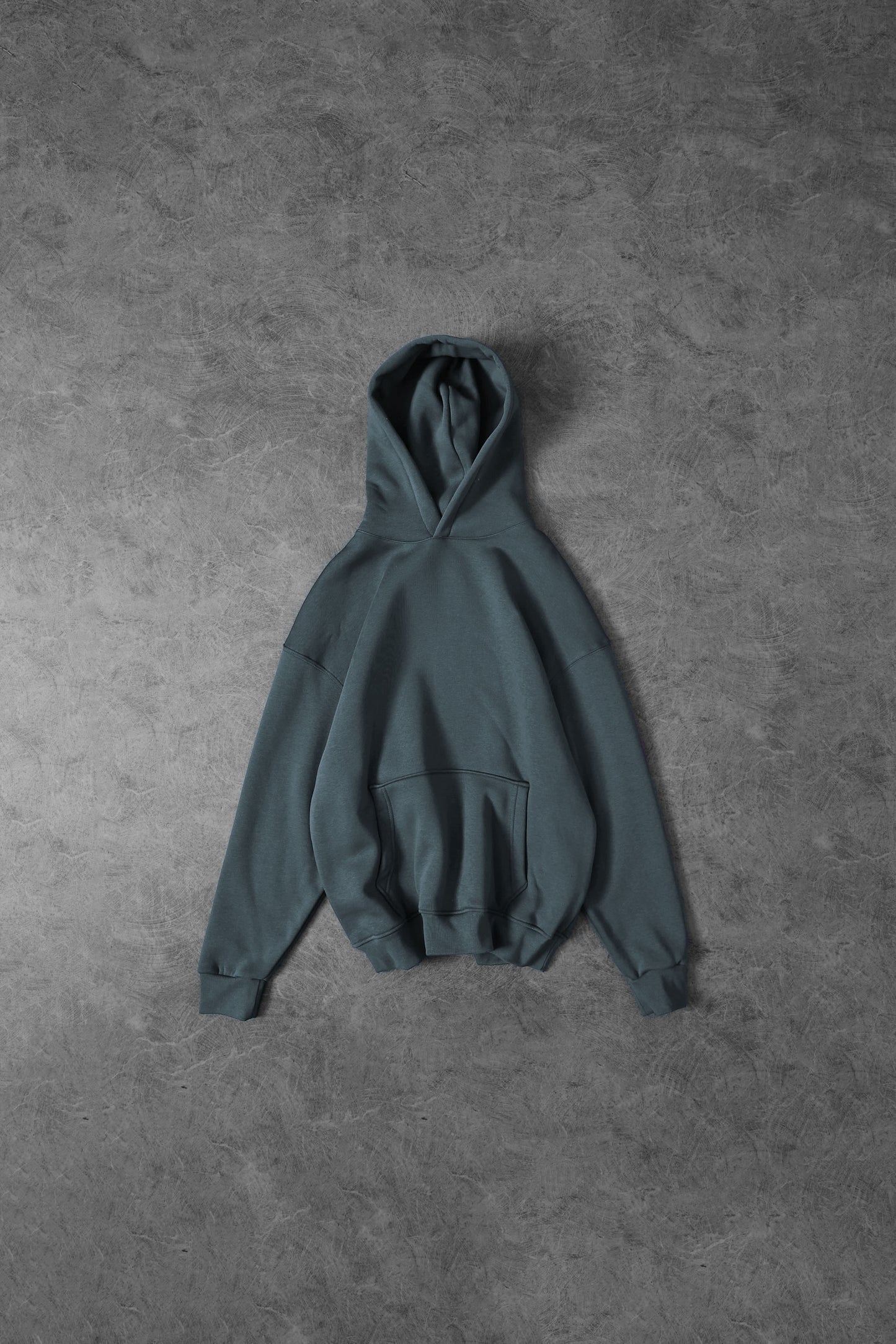 UNZO OVERSIZE HOODIE-DARKE GREY