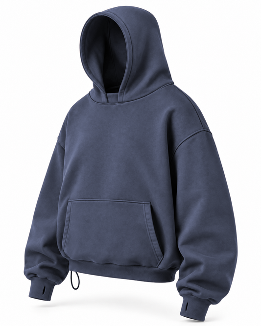 OVERSIZE MULTI FIT UNZO HOODIE {DARKE GREY}