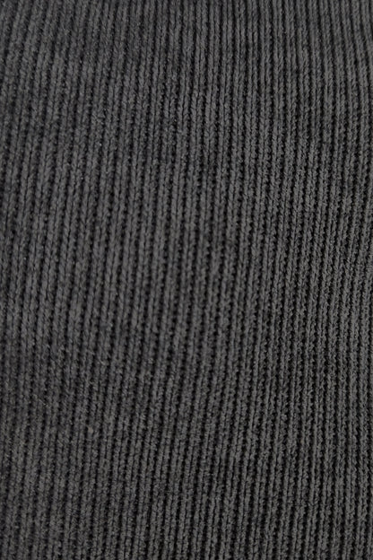 DARK GREY(Ribbed plush) OVERSIZE WINTER SWEATPANT