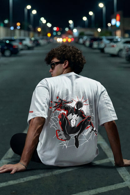 WHITE (SPIDER MAN) OVERSIZE TEE