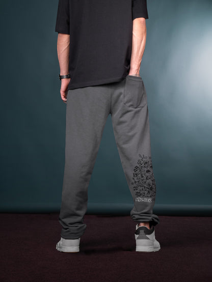 DARKE GREY (MULTI FIT) OVERSIZE SWEATPANT (ANTER LEVEL)