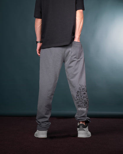 DARKE GREY (MULTI FIT) OVERSIZE SWEATPANT (ANTER LEVEL)