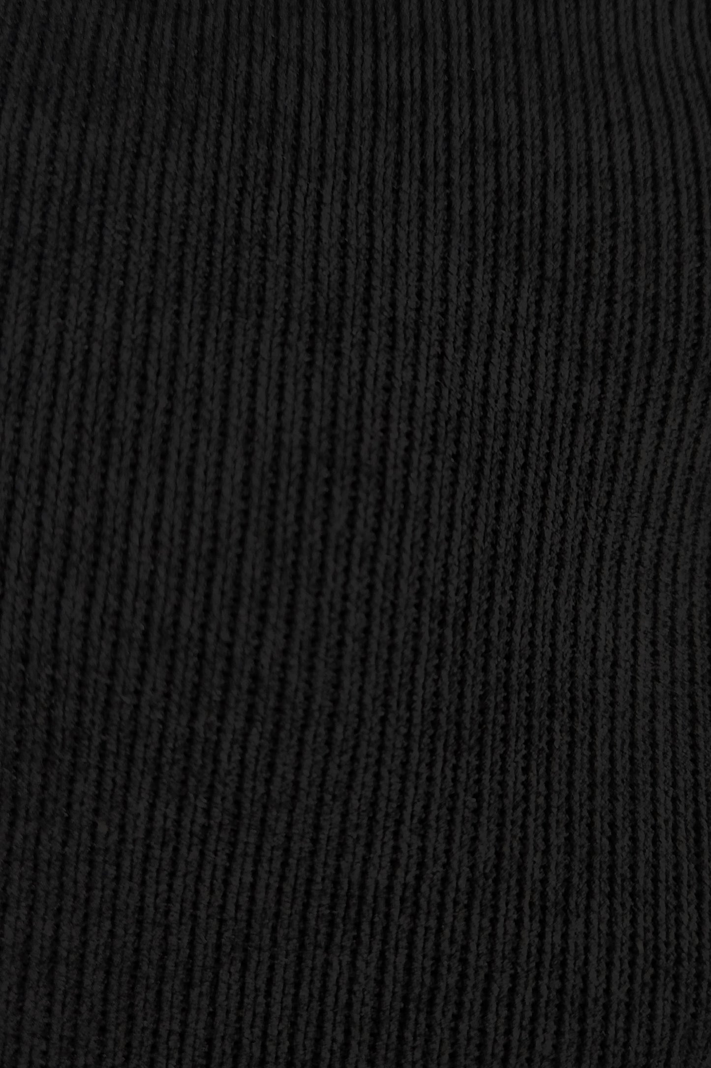 BLACK (Ribbed plush) OVERSIZE WINTER SWEATPANT
