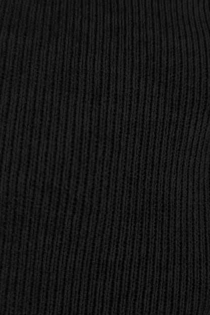 BLACK (Ribbed plush) OVERSIZE WINTER SWEATPANT