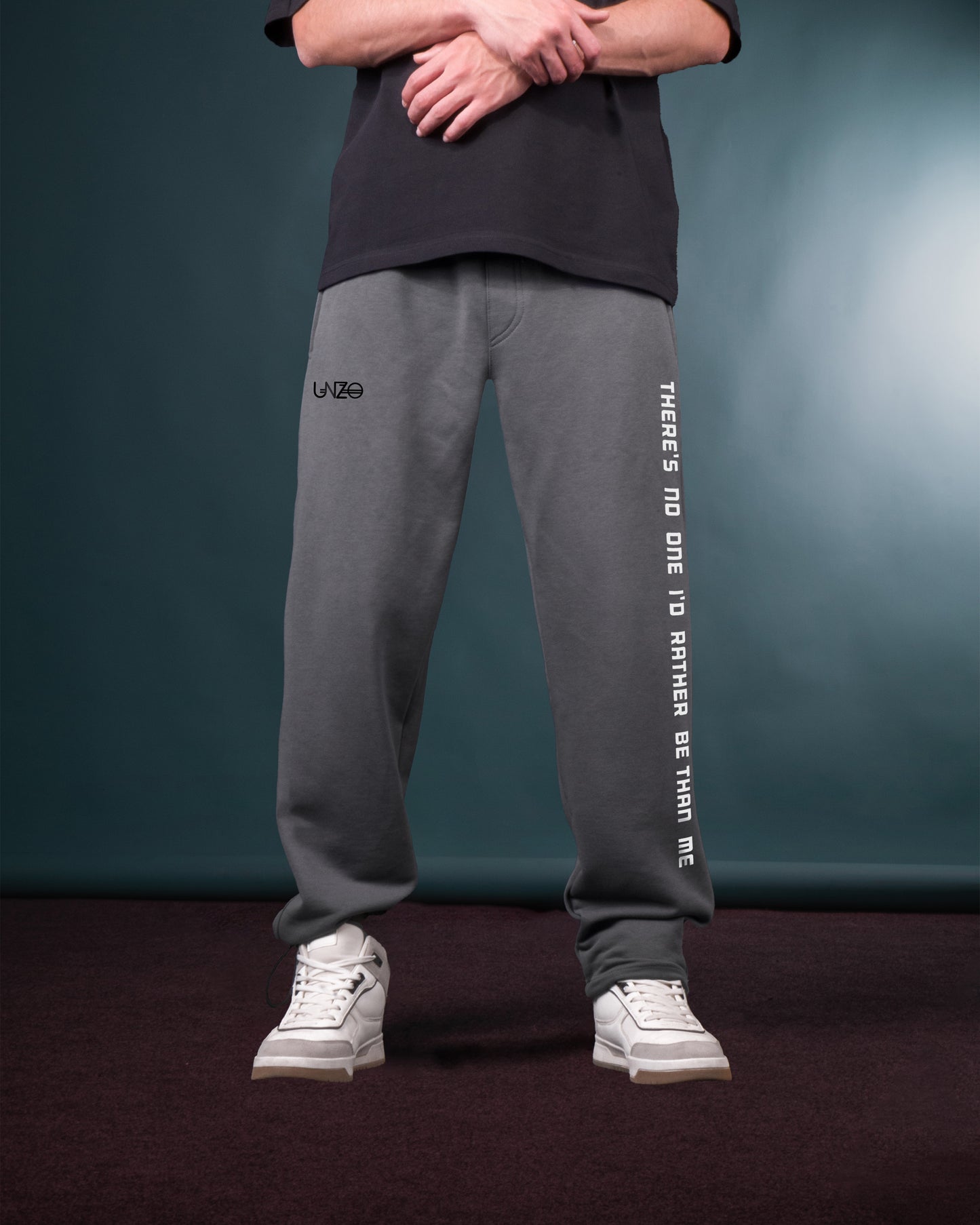 DARKE GREY (MULTI FIT) OVERSIZE SWEATPANT (BE YOURSELF)