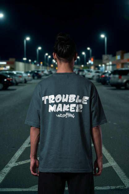 DARKE GREY (TROUBLE MAKER) OVERSIZE TEE