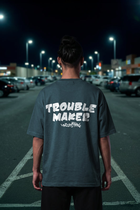 DARKE GREY (TROUBLE MAKER) OVERSIZE TEE