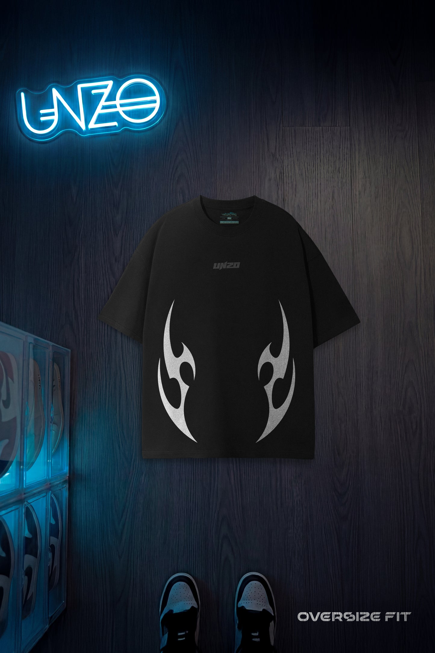 BLACK (SAMO) OVERSIZE TEE