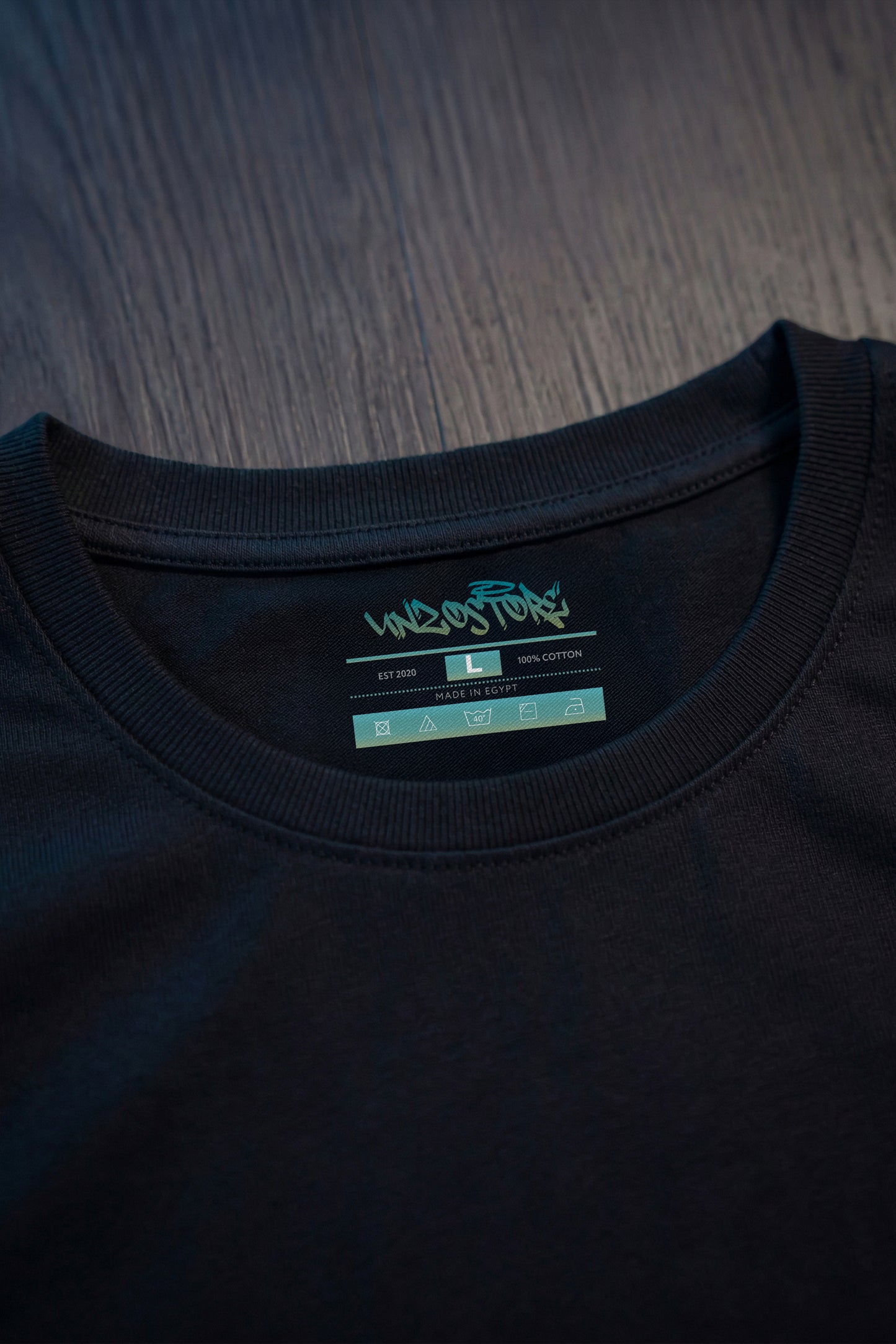 UNZO BLACK UNISEX OVERSIZE TEE