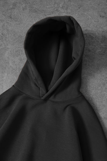 UNZO OVERSIZE HOODIE-BLACK