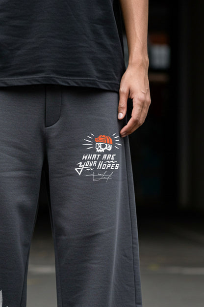 DARKE GREY (Hell Yeah) OVERSIZE SWEATPANT (MULTI FIT)