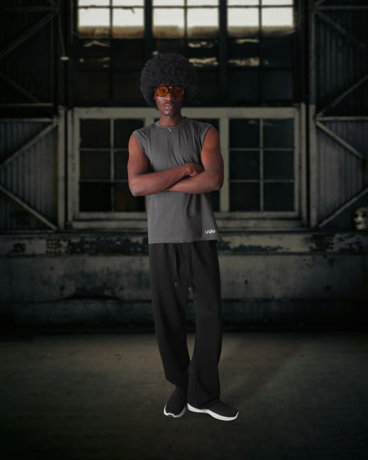 DARKE GREY OVERSIZE (SHOULDER CUT)