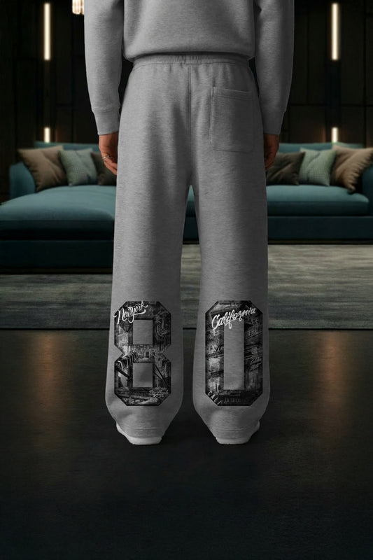 (MULTI FIT) LITEB GREY (80) OVERSIZE WINTER SWEATPANT
