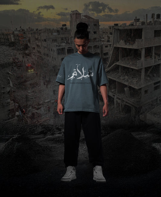 DARKE GREY (SALM) OVERSIZE TEE