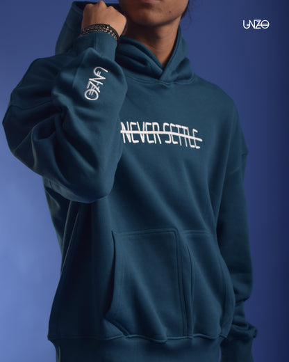 OVERSIZED HOODIE NAVY BLUE