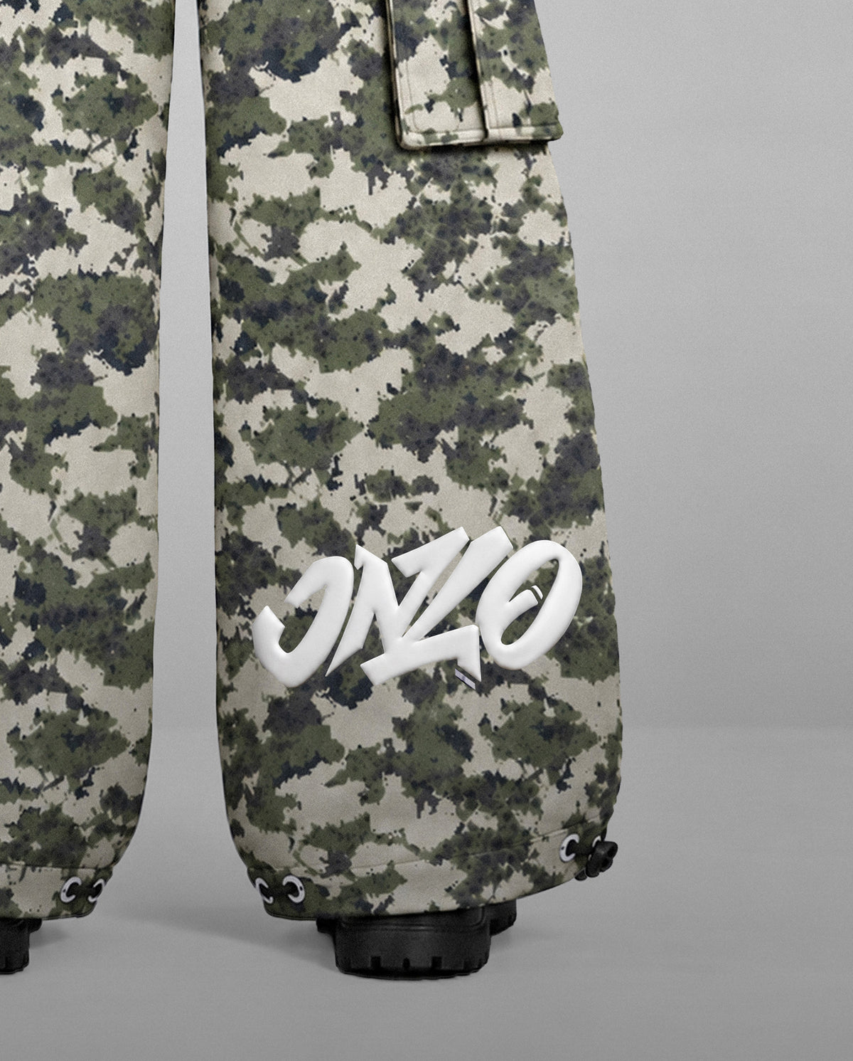 Oversize Baggy Camo Cargo Pants – Olive and Baige