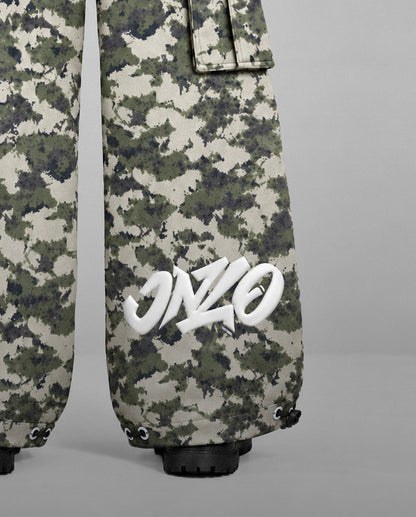 Oversize Baggy Camo Cargo Pants – Olive and Baige