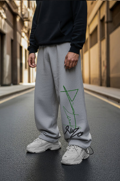 (MULTI FIT) LITE GREY (SIGN 2) OVERSIZE WINTER SWEATPANT