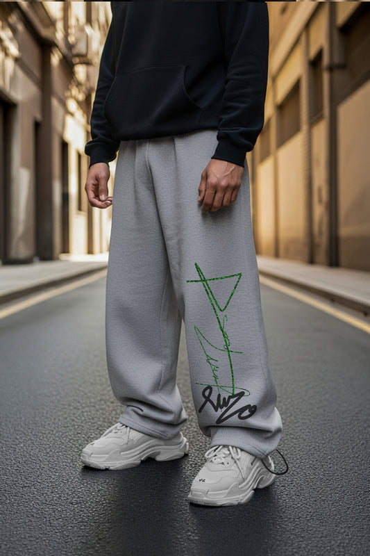 (MULTI FIT) LITE GREY (SIGN 2) OVERSIZE WINTER SWEATPANT