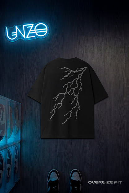 BLACK (THANDER) OVERSIZE TEE