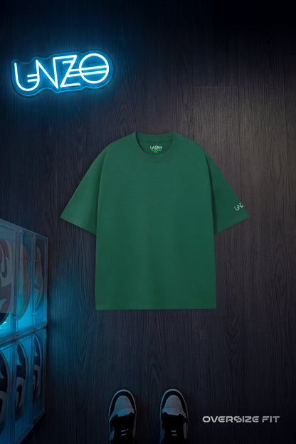 DARKE GREEEN OVERSIZE TEE