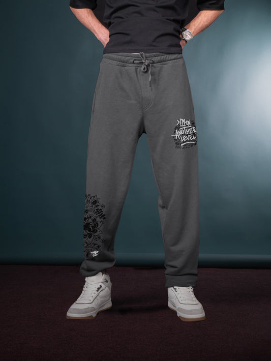 DARKE GREY (MULTI FIT) OVERSIZE SWEATPANT (ANTER LEVEL)