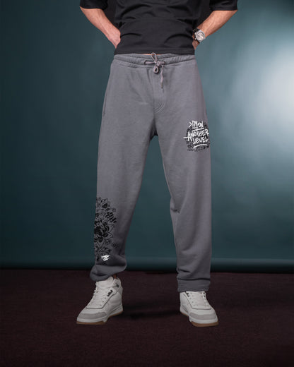 DARKE GREY (MULTI FIT) OVERSIZE SWEATPANT (ANTER LEVEL)