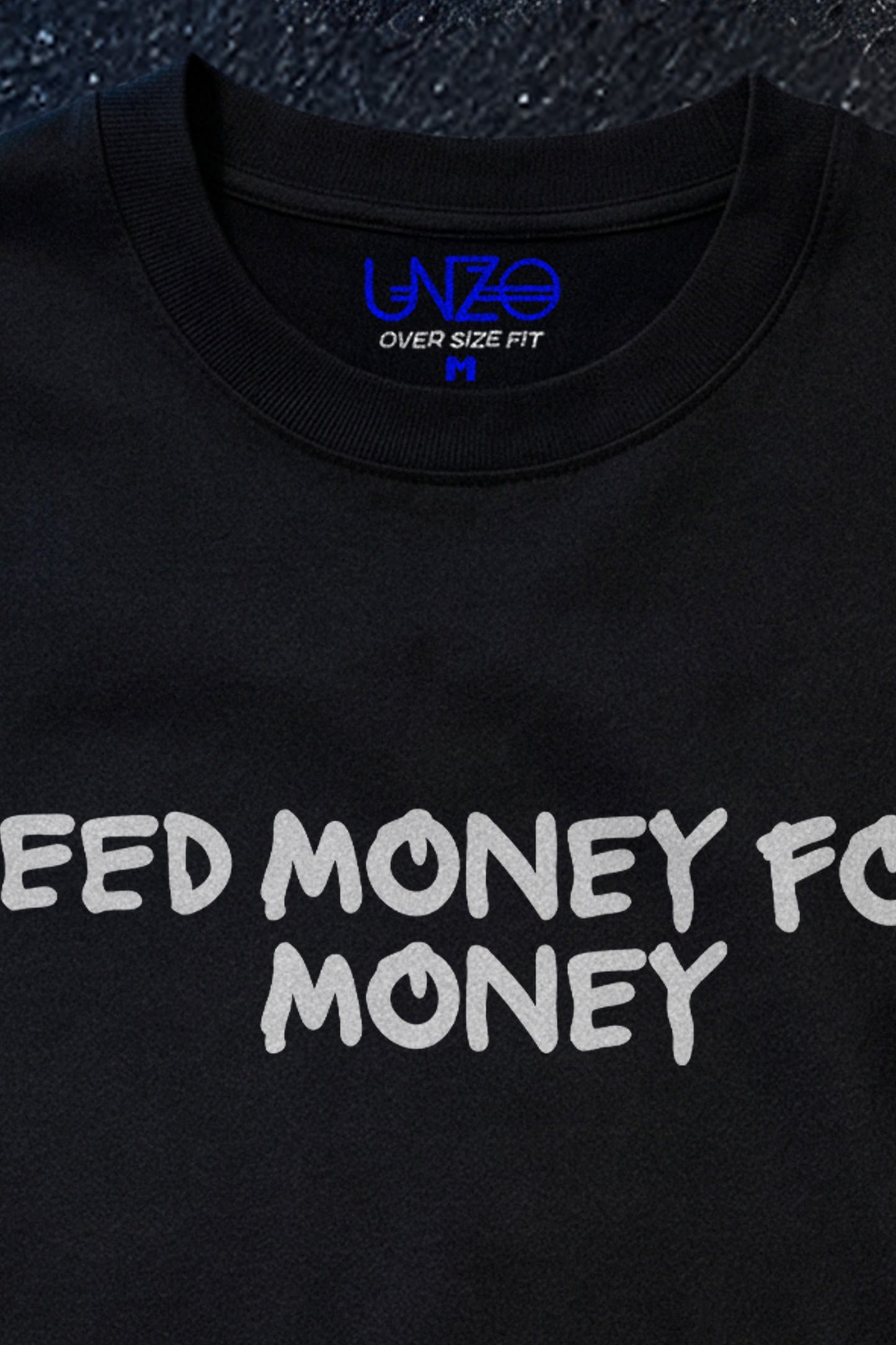 BLACK (NEED MONY) OVERSIZE TEE