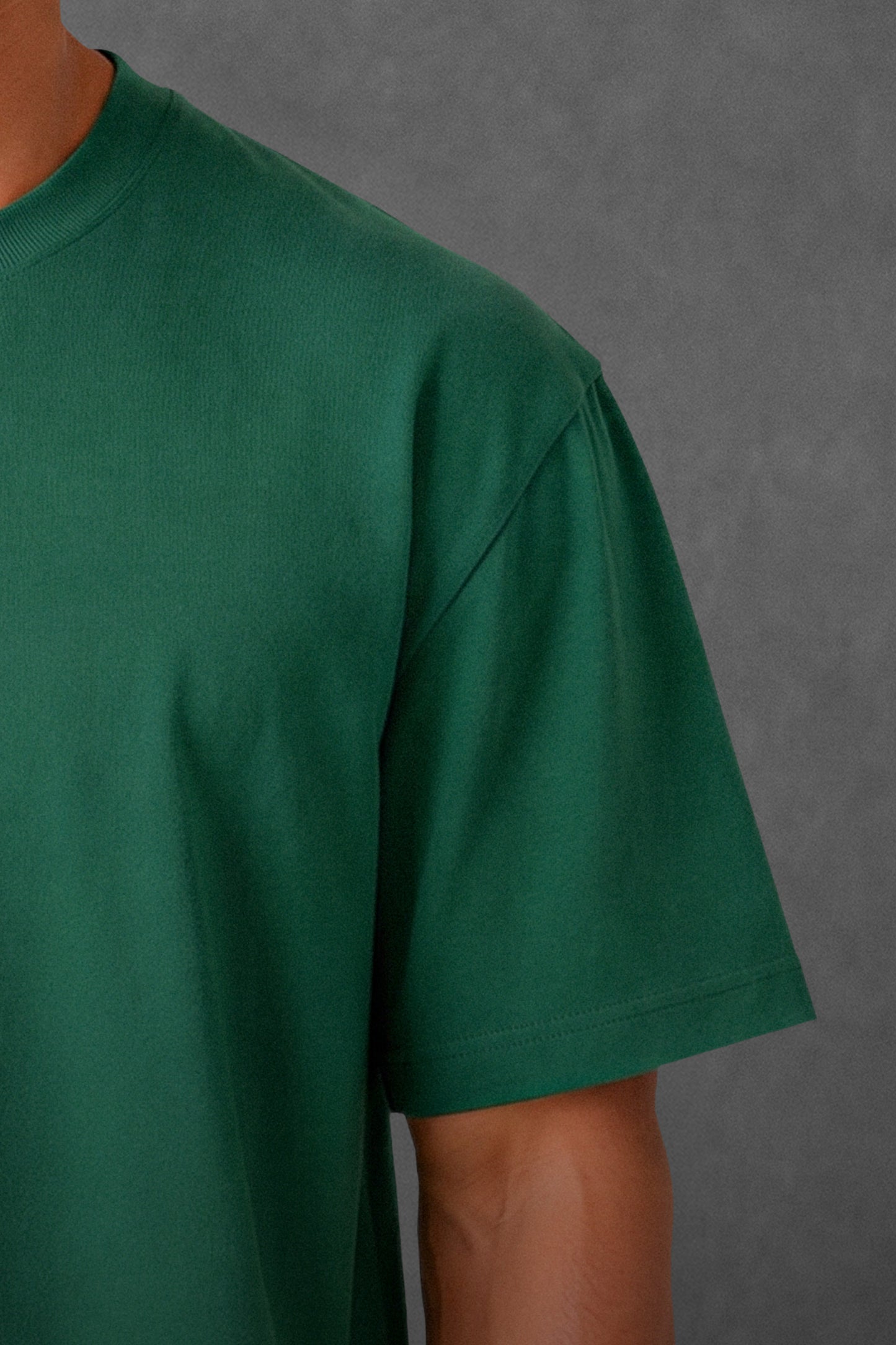 -BOXY FIT-DARCK GREEN (UNZO) OVERSIZE TEE